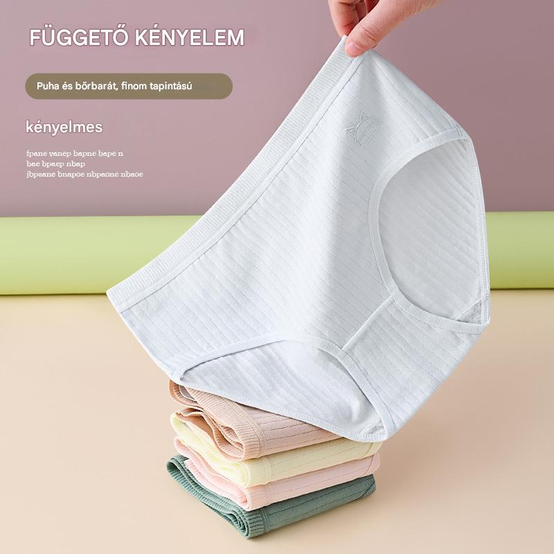 đ(7db) UtolsĂł nap 50% kedvezmĂ©nnyel-- NĆi egyszerƱ Ă©s fejlett antibakteriĂĄlis fehĂ©rnemƱ magas derĂ©kkal, 35-90kg sĂșlyĂș nĆk szĂĄmĂĄra-U