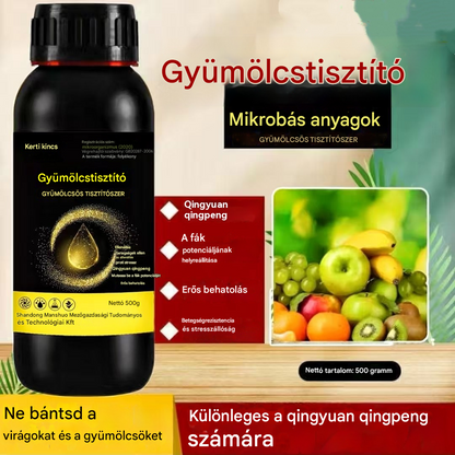 【5000+ eladás】🍎 🍏🍑 Gyümölcsöstisztító - Antibakteriális + 50% kedvezmény!