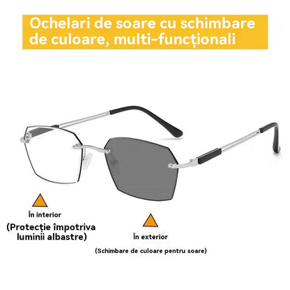 ✨🕶【Vásárolj egyet, kapsz egyet ingyen】Új intelligens fotokromatikus olvasószemüveg férfiaknak és nőknek, kék fényt blokkoló szemüveg