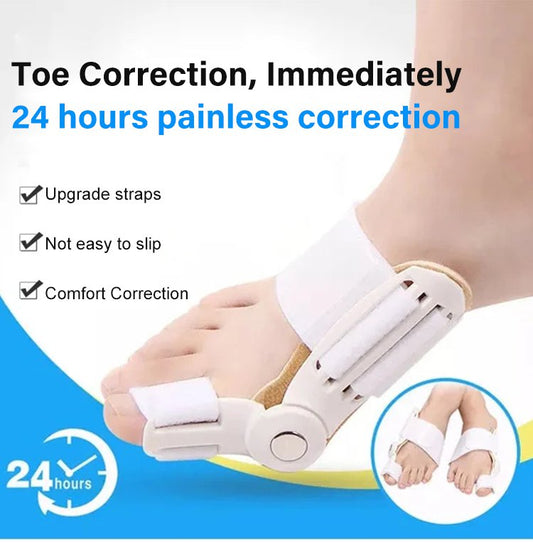 ✅【2 darabos készlet】🌿👍Ballux Corrector, tökéletes a hallux valgus, a kalapácsujj és a lábujjkorrekcióhoz! (40 és 80 kg közötti testsúlyhoz alkalmas)