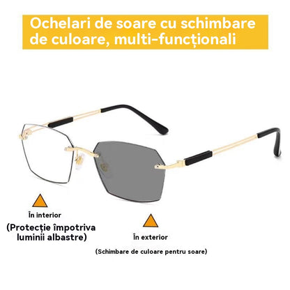 ✨🕶【Vásárolj egyet, kapsz egyet ingyen】Új intelligens fotokromatikus olvasószemüveg férfiaknak és nőknek, kék fényt blokkoló szemüveg